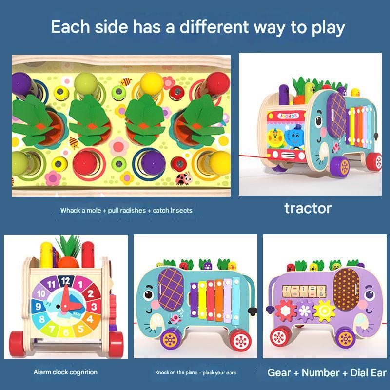 Dinosaur pull-along toy for toddlers