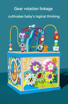 Educational toys in playroom