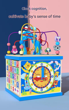 Child engaging with multifunctional toy