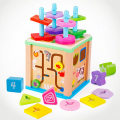 Educational toys in playroom
