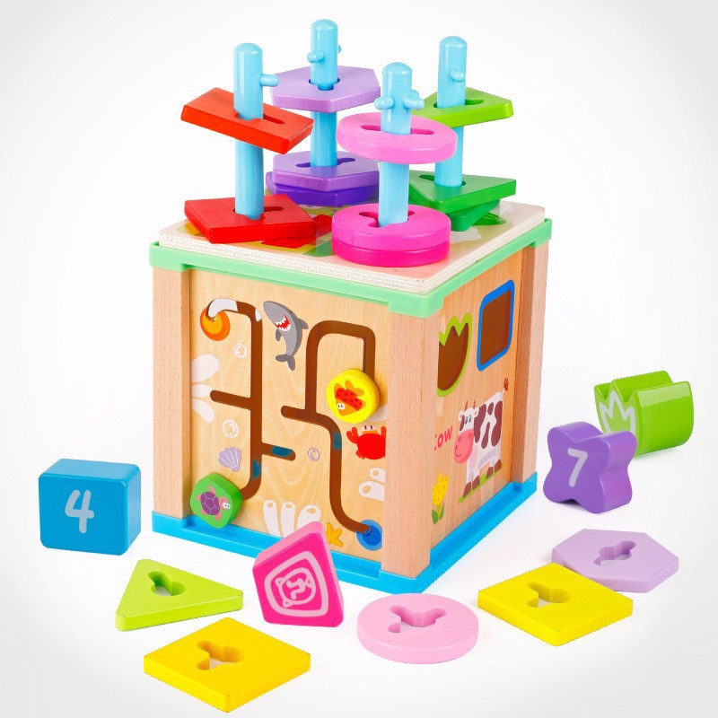Educational toys in playroom