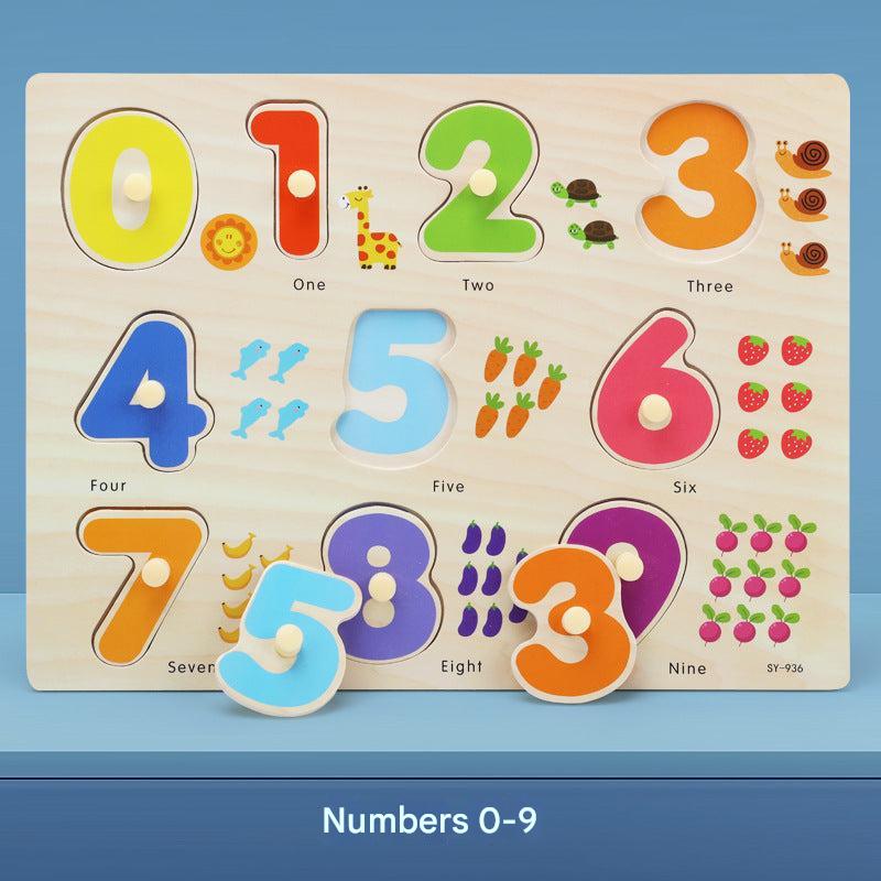 Environmentally friendly wooden puzzle for children