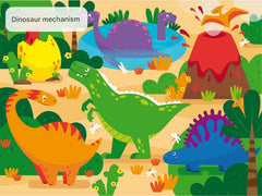 Close-up of kids using magnetic bead toy