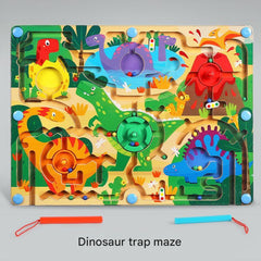 Traffic themed magnetic game for toddlers