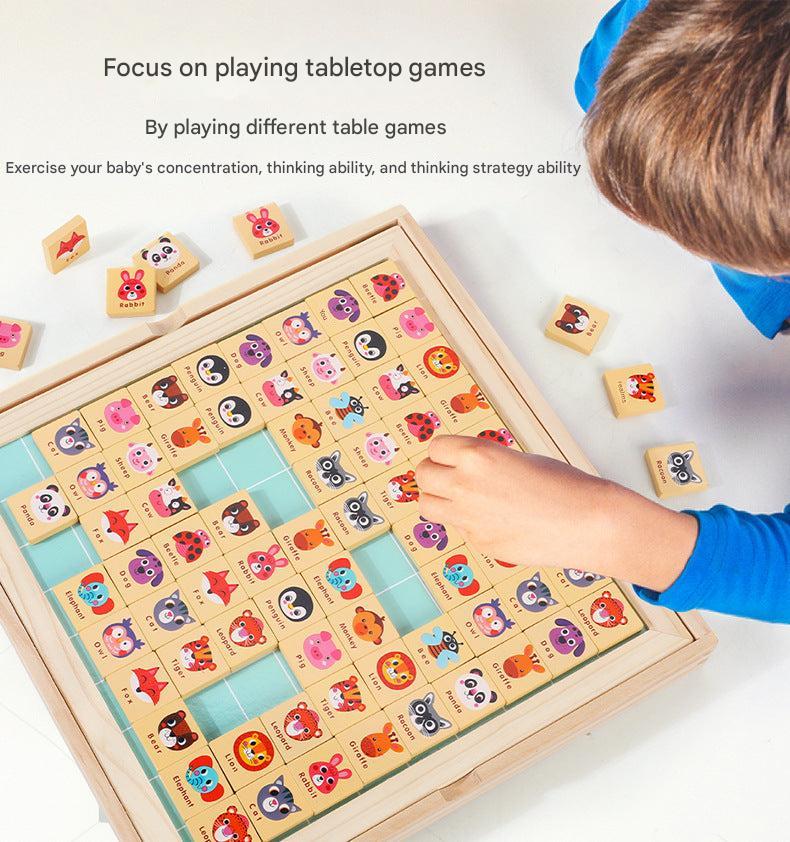 Children playing the Ludo board game