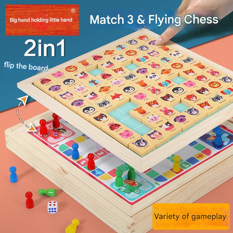 Instructions for playing Ludo and match-puzzle