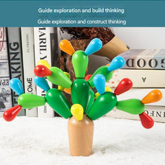 Creative building activities with cactus puzzle