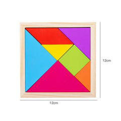 Kids Wooden Magnetic Tangram Set image 2
