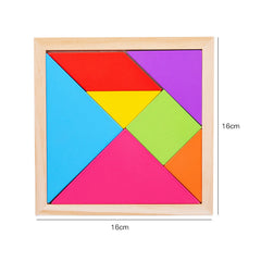 Kids Wooden Magnetic Tangram Set image 4