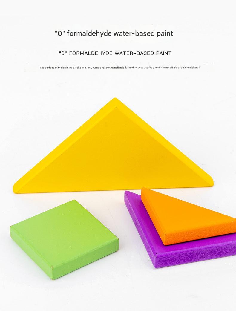 Kids Wooden Magnetic Tangram Set image 5