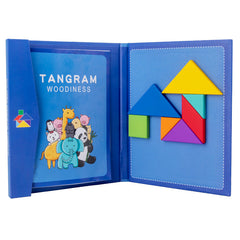 Kids Wooden Magnetic Tangram Set image 4