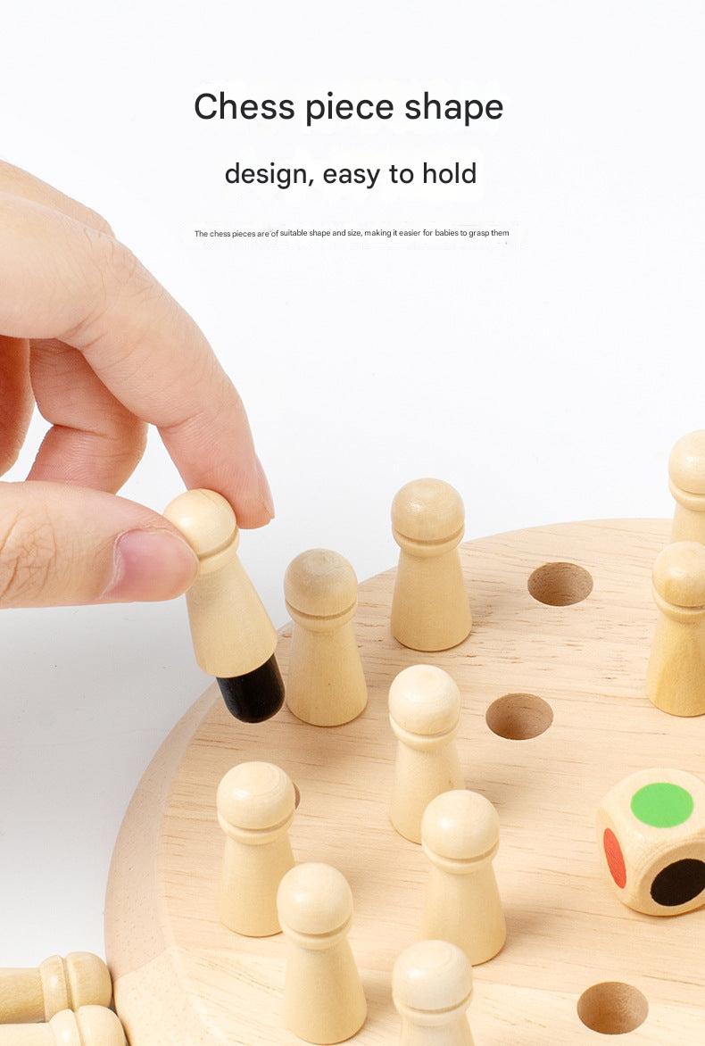 Child engaging with chess set - Image 6