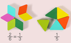 Montessori shape matching puzzle for toddlers image 1