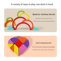 wooden puzzle pieces for shape matching image 4