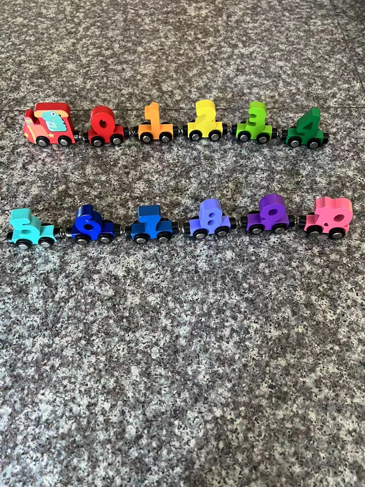 Multicoloured wooden blocks for toddlers