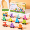 Educational wooden toy blocks set for toddlers
