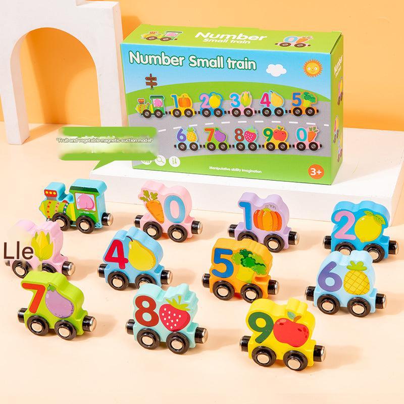 Vibrant coloured numbers for young learners