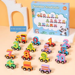 Magnetic train blocks enabling motor skills