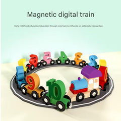 Educational wooden toy blocks set for toddlers