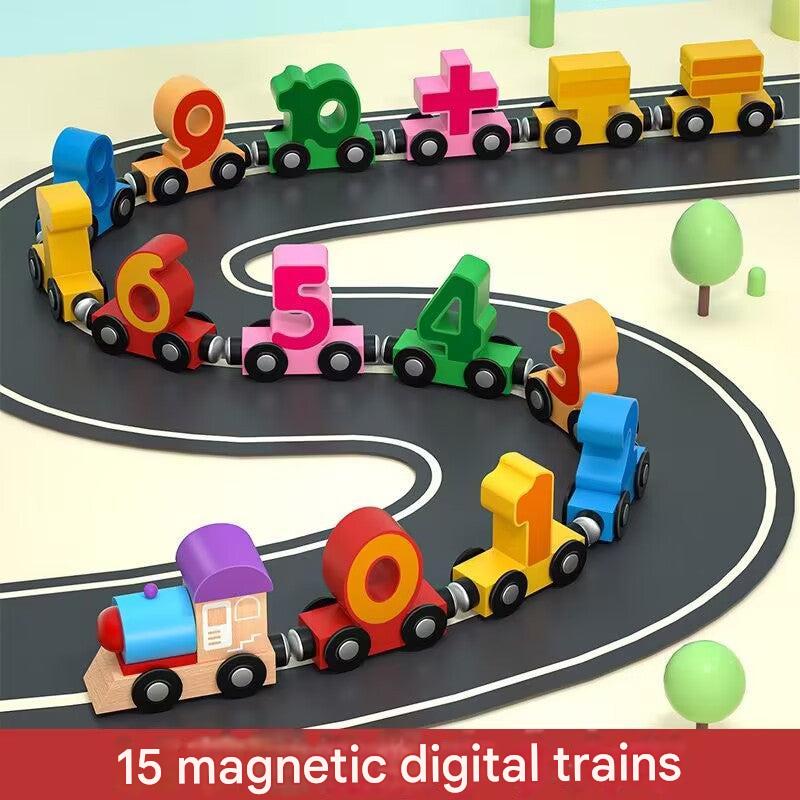 Toddler engaging with educational toys