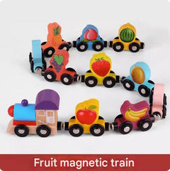 Magnetic Numbers Train Blocks in multi-colours