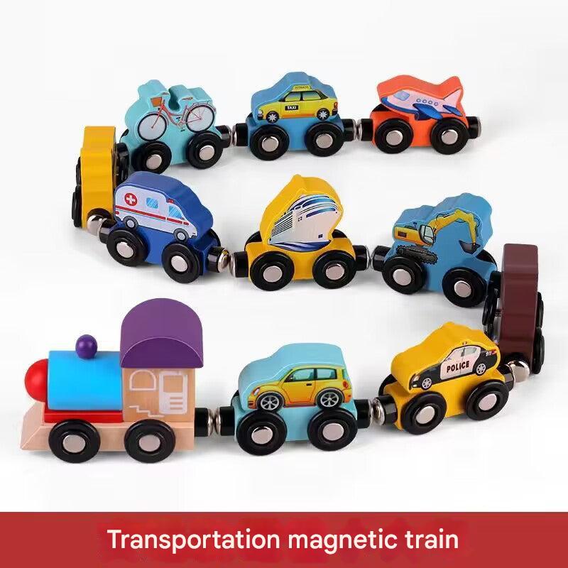 Educational wooden toy blocks set for toddlers