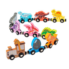 Toddler playing with magnetic number blocks