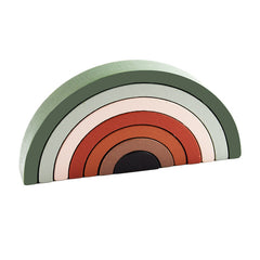 Cognitive skill development with rainbow stacker