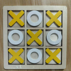 Tic-Tac-Toe game set displayed