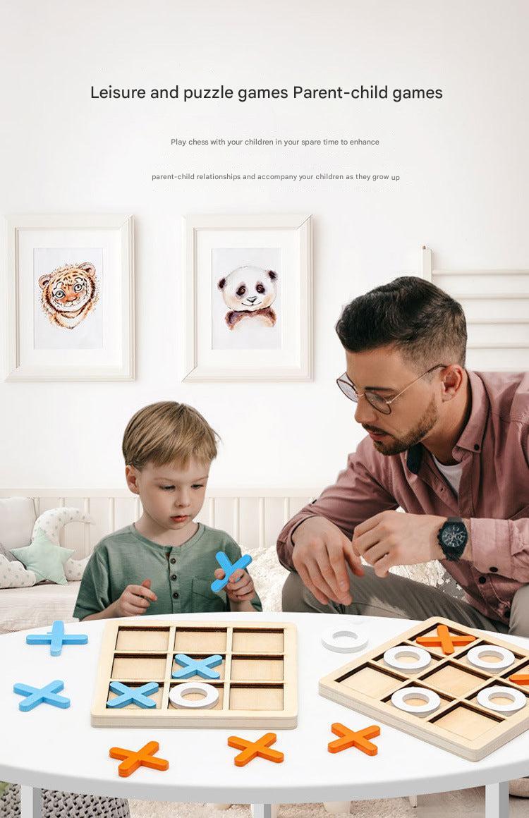 Wood material of Tic-Tac-Toe game board