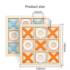 Close-up of game pieces for Tic-Tac-Toe