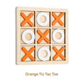 Family enjoying a game of Tic-Tac-Toe