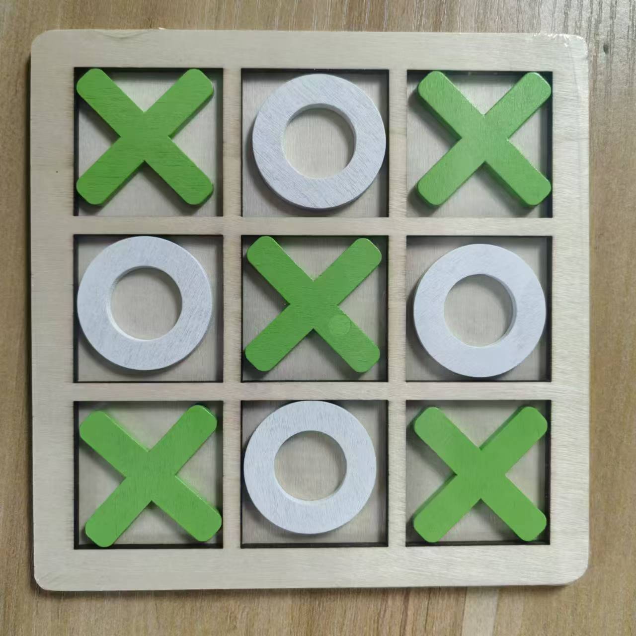 Wood material of Tic-Tac-Toe game board