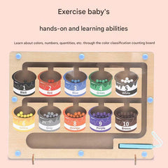 Assorted colours in the Educational Wooden Math Set