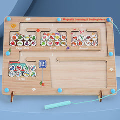 Wooden counting blocks displayed for learning