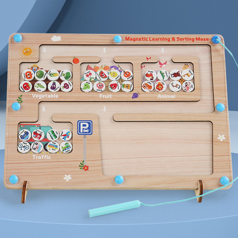 Wooden counting blocks displayed for learning