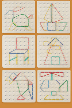 Children playing with interactive puzzle toys