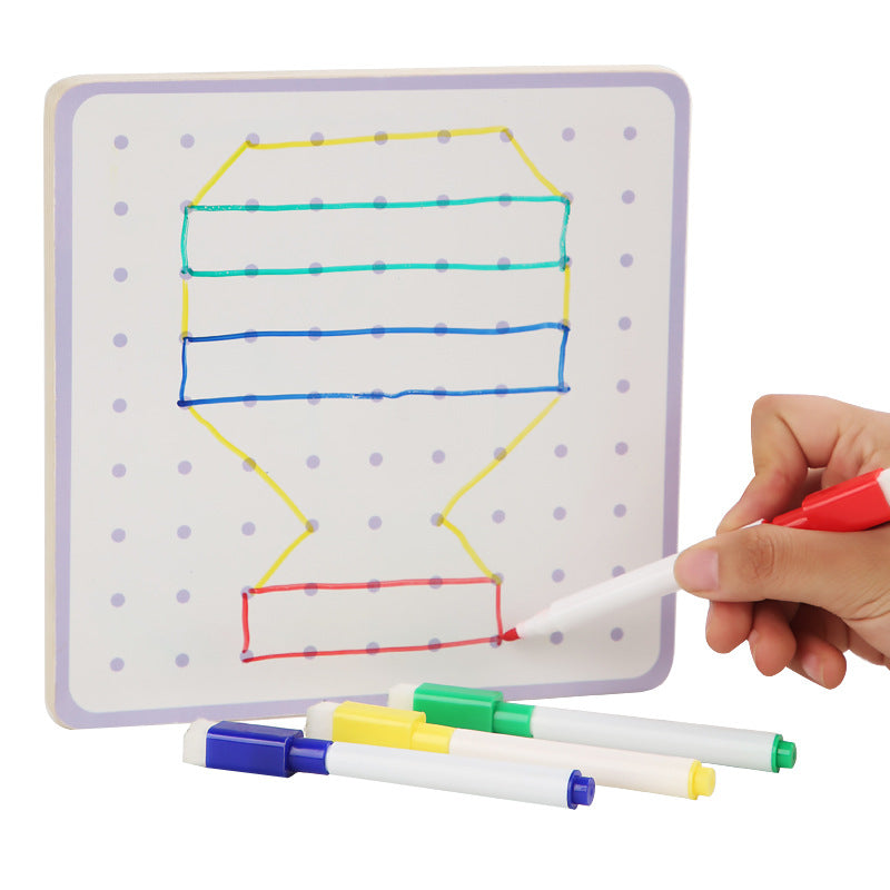 Children playing with interactive puzzle toys
