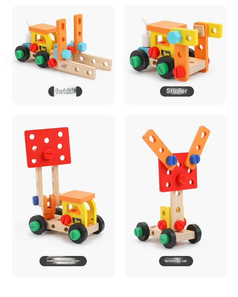 Hammer and screw set for kids' play