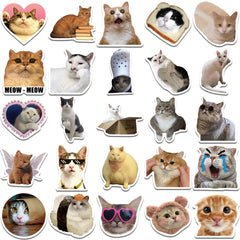 Durable vinyl cat stickers for personalisation - image 4