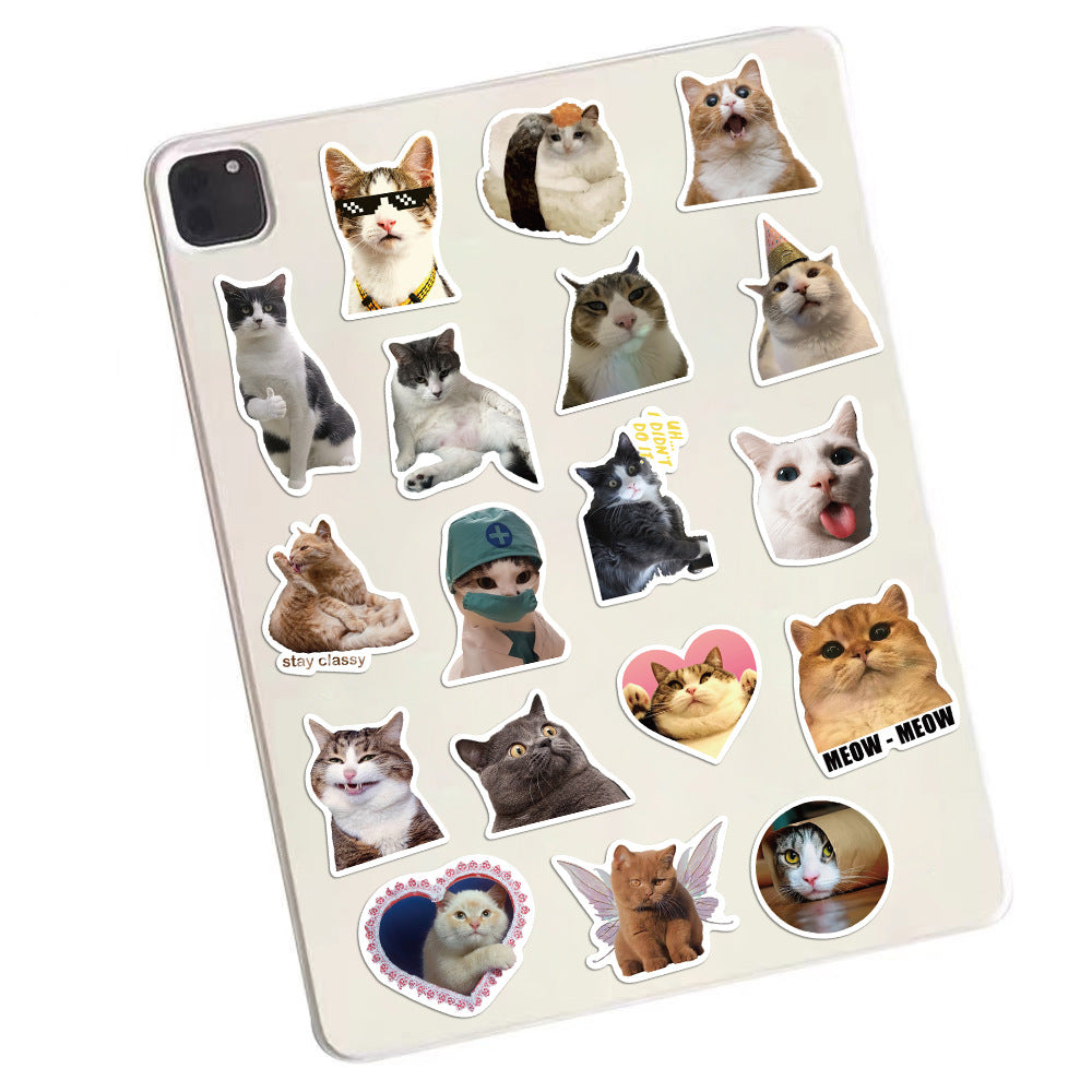 Whimsical cat sticker collection for crafts - image 7
