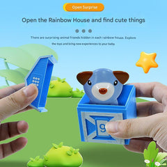 Counting puppets in vibrant colours for toddlers play