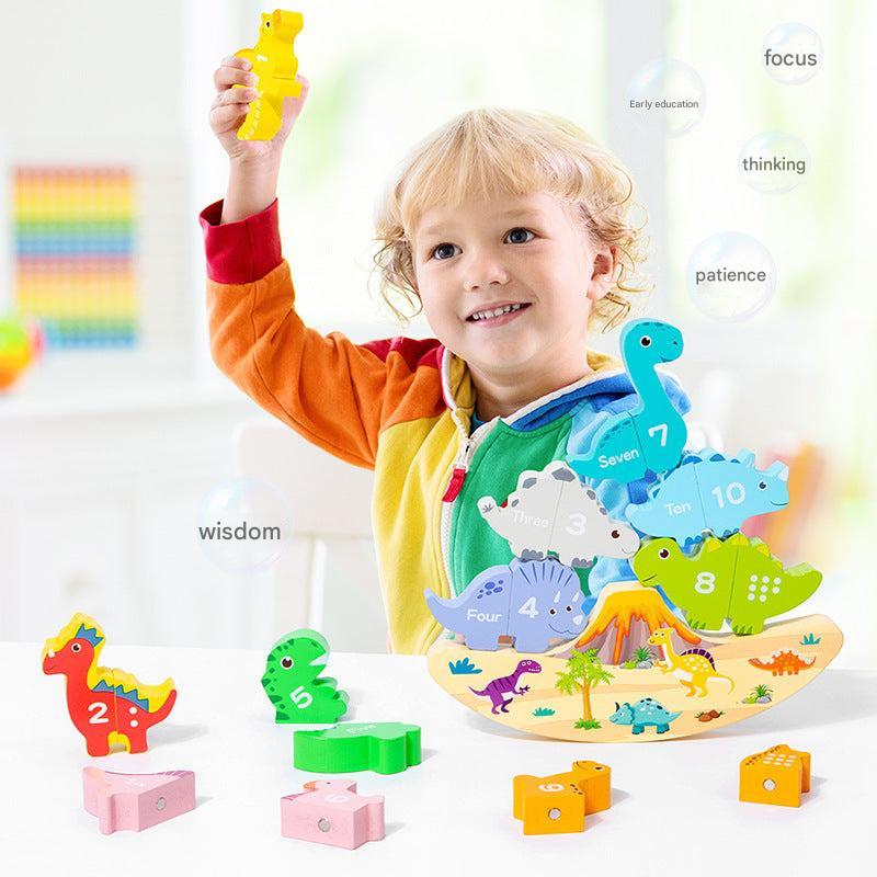 Educational Magnetic Dinosaur Toy with various shapes
