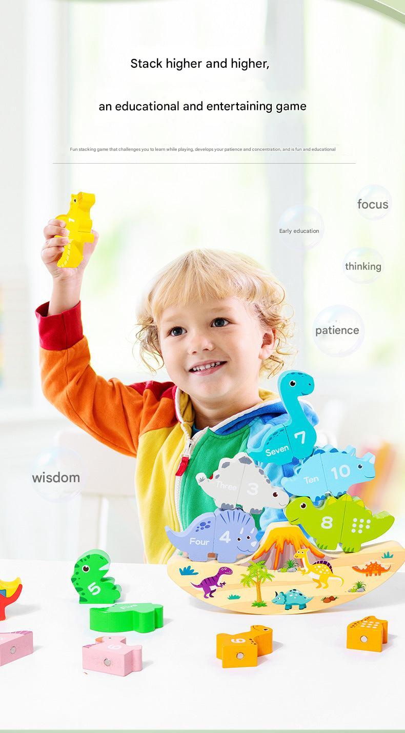 Safe wooden toys for creative learning