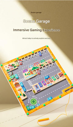 Colorful and fun design of learning maze for kids