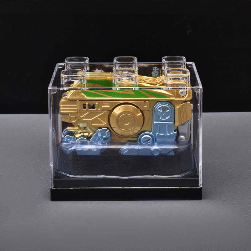 Close up of transformable fidget spinner educational toy