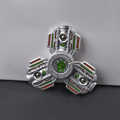 Transformable fidget spinner with engaging colours