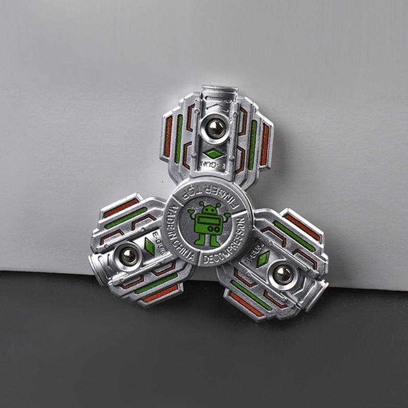 Transformable fidget spinner with engaging colours