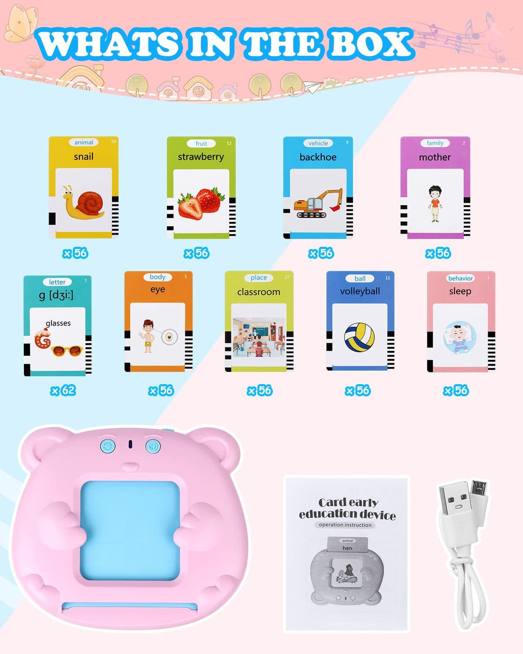 fun flash cards for early learning and development