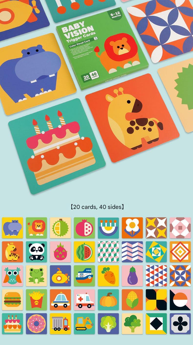 Engaging pattern visual card for newborns 3